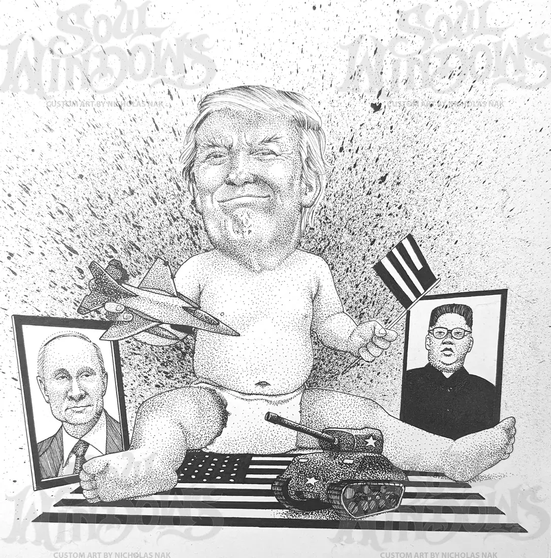 Put Away Your Toys and Kiss Your Heroes Goodnight fine art print by Nicholas Nak